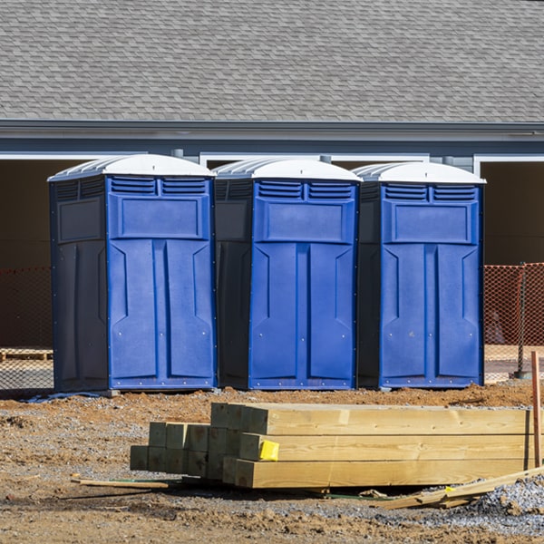 do you offer hand sanitizer dispensers inside the portable toilets in East End Arkansas